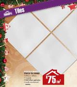 Johnson Tiles Stucco Tile Range (400mmx400mm)-Per Sqm