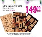 Santa Rosa Woven Rugs Assorted-160x120cm