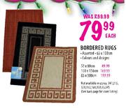 Bordered Rugs Assorted-65x300cm Each
