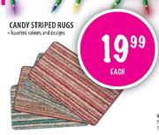 Candy Striped Rugs Each