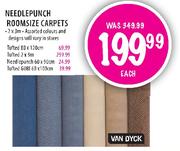 Van Dyck Needlepunch Roomsize Carpets-2x3m Each