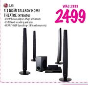 LG 5.1 HDMI Tallboy Home Theatre (HT806TQ)