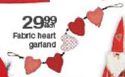Fabric Heart Garland-Each