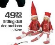 Sitting Doll Decorations-39cm Each
