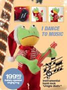 Battery-Operated Singing Frog-Each