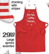 Large Aprons Assorted-Each