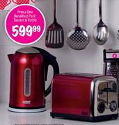 Prime One Breakfast Pack:Toaster & Kettle