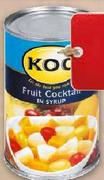 Koo Fruit Cocktail/Slad In Syrup-Each-410g