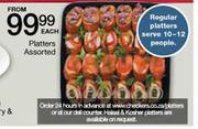 Platters Assorted-Each