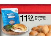 Pieman's Burger Pie-Each