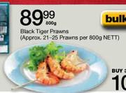 Black Tiger Prawns-800g