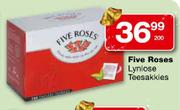 Five Roses Lynlose Teesakkies-200's