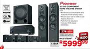 Pioneer 5.1 DVD Component Home Theatre System (R533) 