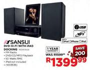 Sansui DVD Hi-Fi With Ipad Docking (MDVX1004)