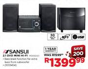 Sansui 2.1 DVD Mini Hi-Fi (MDVX2001)