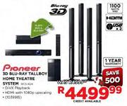 Pioneer 3D Blu-Ray Tallboy Home Theatre System (BCS-424)