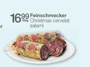 Feinschmecker Christmas Cervelat Salami-100g