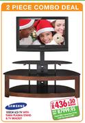 Samsung 102cm LCD TV With Tiara Plasma Stand & Tv Bracket