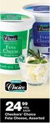 Checker's Choice Feta Cheese Assorted-400g Each