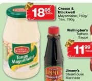Crosse & Blackwell Mayonnaise-750g/Trim-790g Each