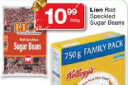 Lion Red Speckled Sugar Beans-500g