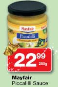 Mayfair Piccalilli Sauce-285g