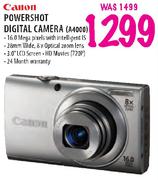 Canon Powershot Digital Camera (A4000)