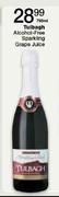 Tulbagh Alcohol Free Sparkling Grape Juice-750ml