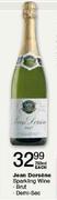 Jean Dorsene Sparkling Wine Brut/Demi-Sec-750ml Each
