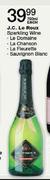 J.C.Le Roux Sparkling Wine-750ml Each
