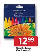 Staedtler Jumbo Wax Crayons-9's