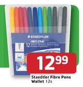 Staedtler Fibre Pens Wallet-12's