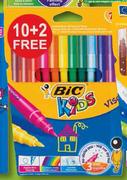 Bic Kids Visa Fibre Pens-12's