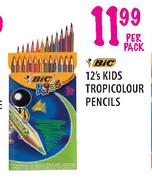BIC Kids Tropicolour Pencils-12's Per Pack