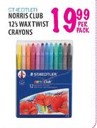 Staedtler Norris Club Wax Twist Crayons-12's Per Pack