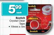 Scotch Crystal Clear Tape-Each