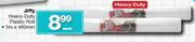 Jiffy Heavy-Duty Plastic Roll-3m x 480mm Each 