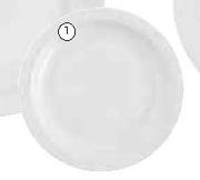 Continental China Dinnerware Polaris Side Plate-6's Plus 2 Free