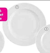 Continental China Dinnerware Blanco Side Plate-6's 