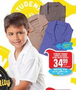 Student Prince Short-Sleeved Glad-Neck Shirts-5-6 Years Each