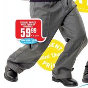 Student Prince Boys Turn-Up Trousers-4-6 Years