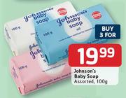 Johnson's Baby Soap Assorted-3x100g
