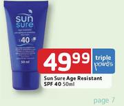 Sun Sure Age Resistant SPF 40-50ml