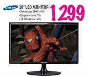 Samsung LED Monitor-20"