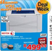 Xerox Mono Laser Prinnter(3010V)