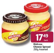 Melrose Cheese Spread-250g Each
