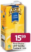 First Choice UHT Vanilla Custard-1L