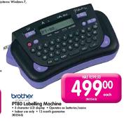 Brother PT80 Labelling Machine Each