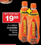 Lucozade Glucose Drink-2 x 500ml