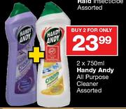 Handy Andy All Purpose Cleaner-2 x 750ml
